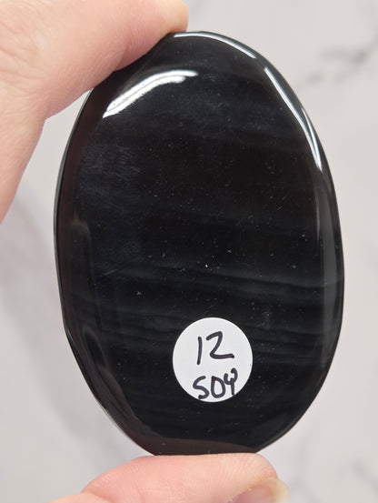 Palm - Midnight Lace Obsidian