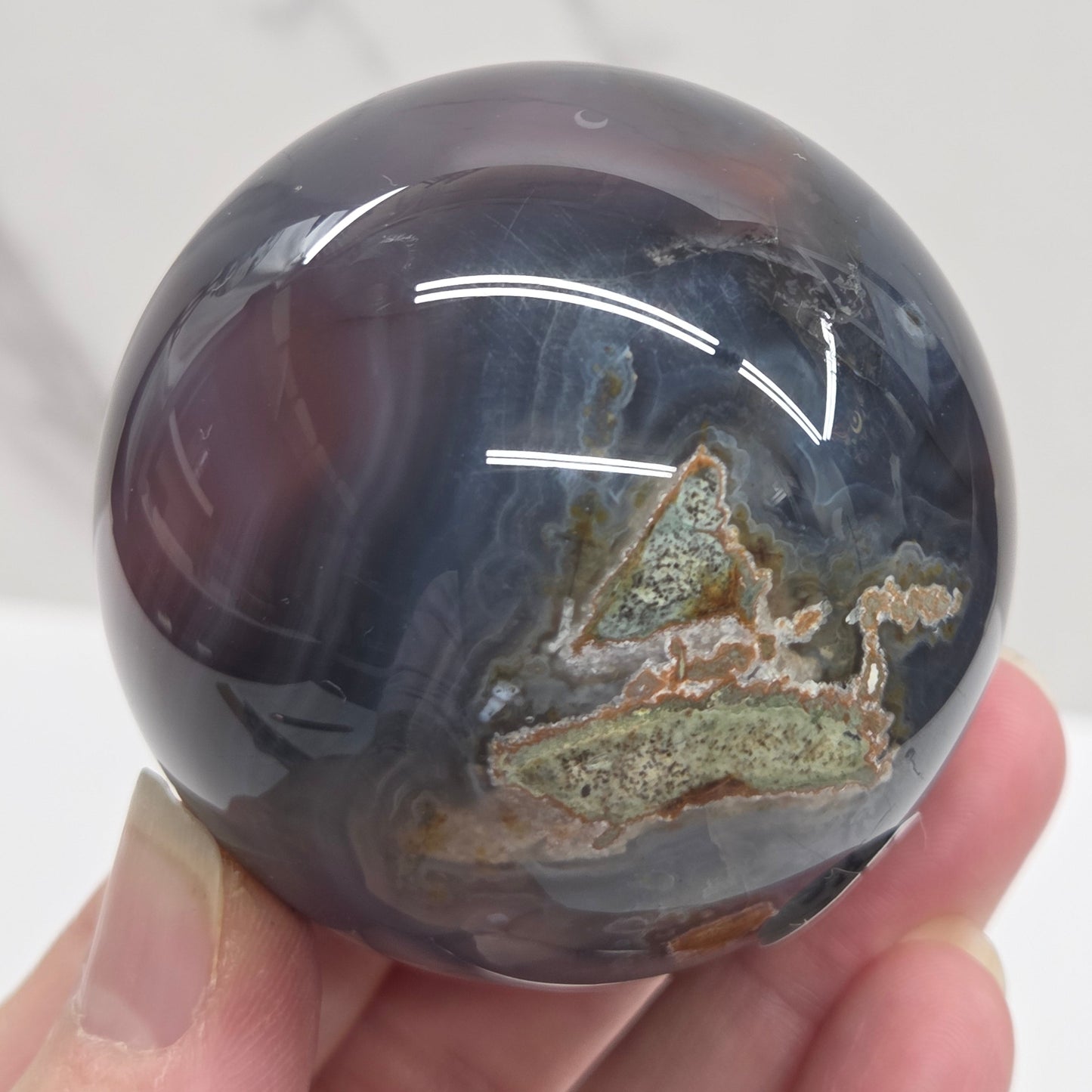 Jelly Agate sphere