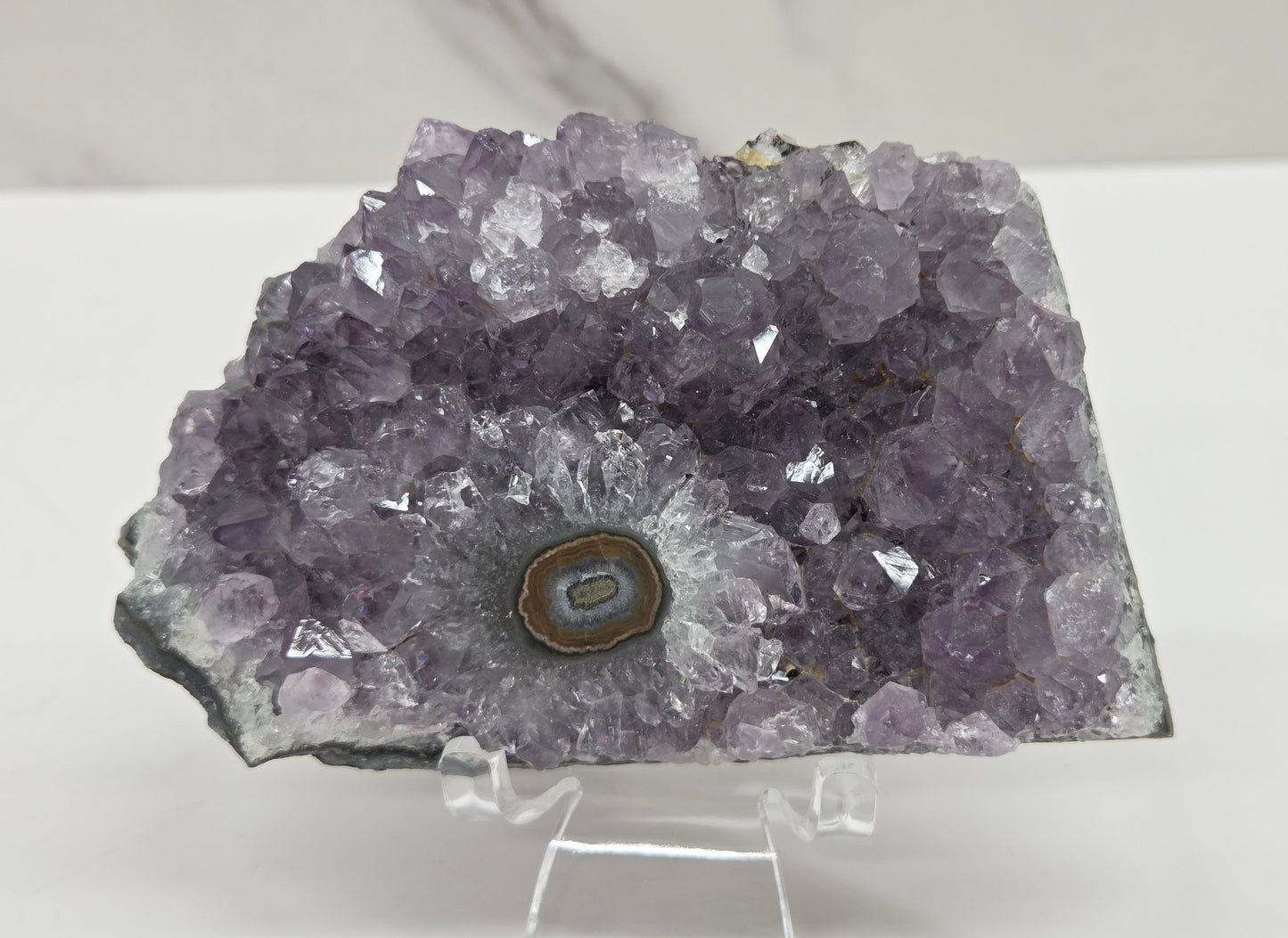 Amethyst with Stalactite eye specimens