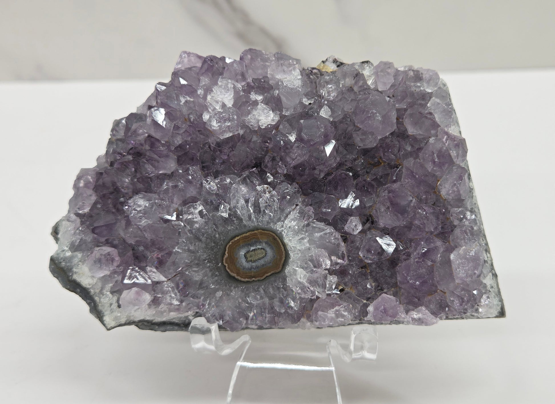 Amethyst with Stalactite eye specimens