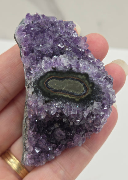 Amethyst with Stalactite eye specimens