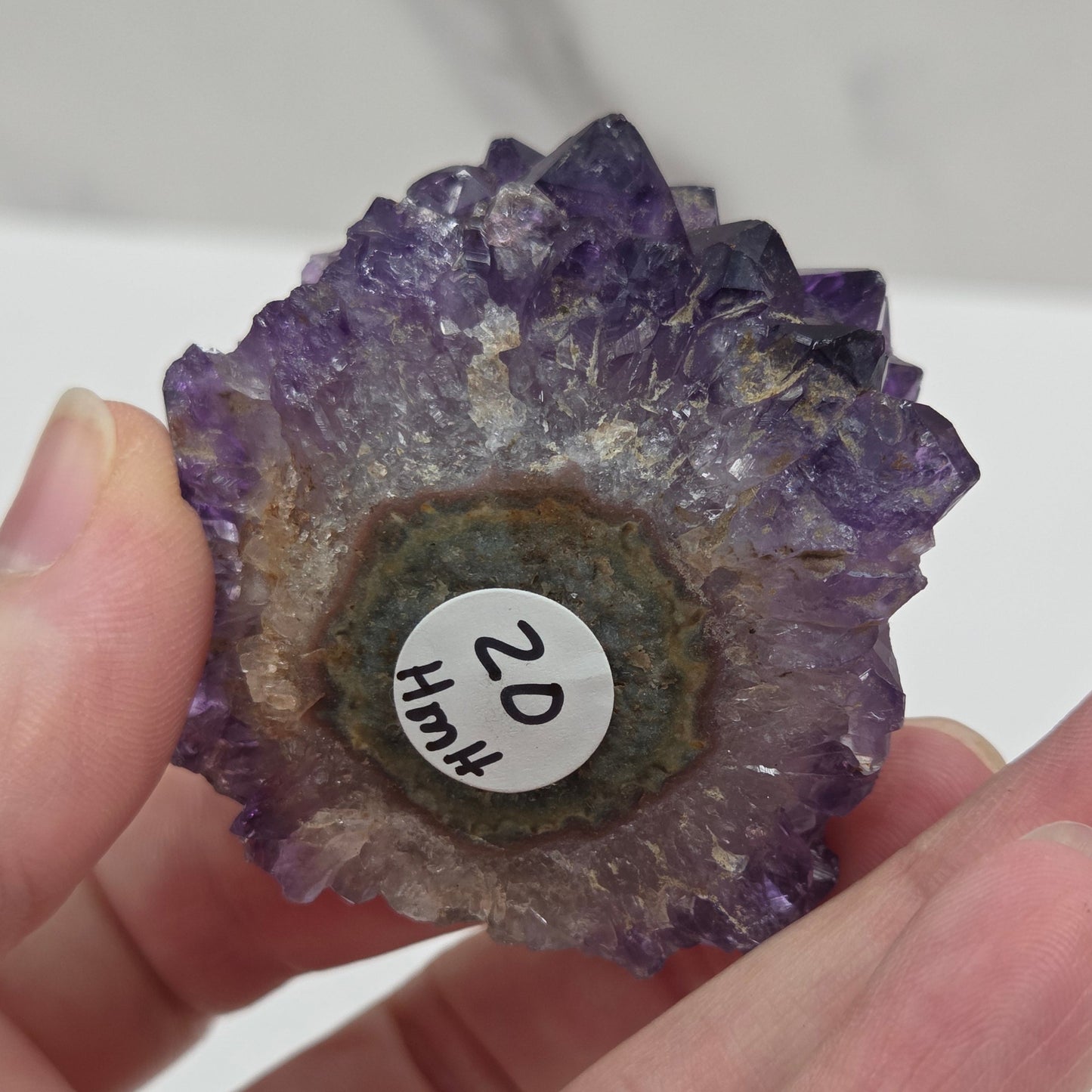 Amethyst with Stalactite eye specimens