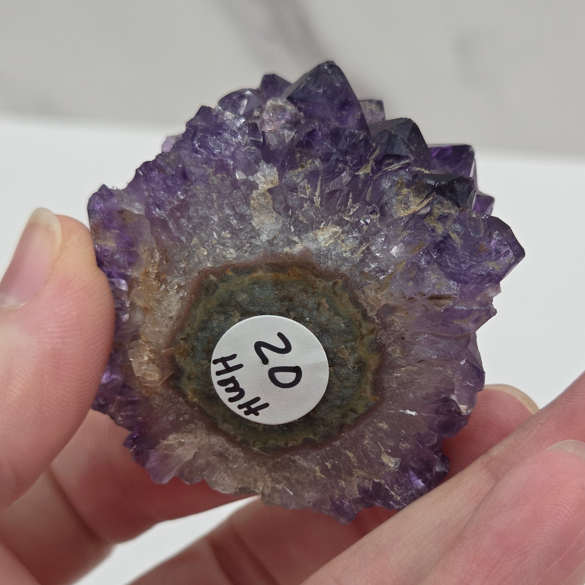 Amethyst with Stalactite eye specimens
