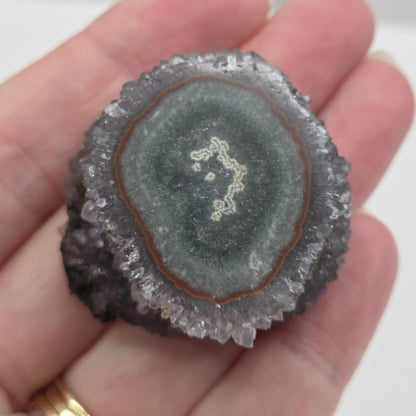 Amethyst with Stalactite eye specimens