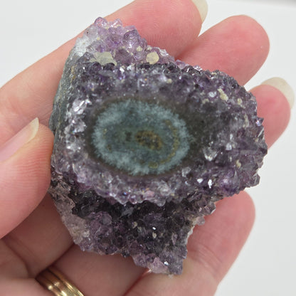 Amethyst with Stalactite eye specimens