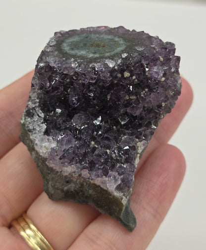 Amethyst with Stalactite eye specimens