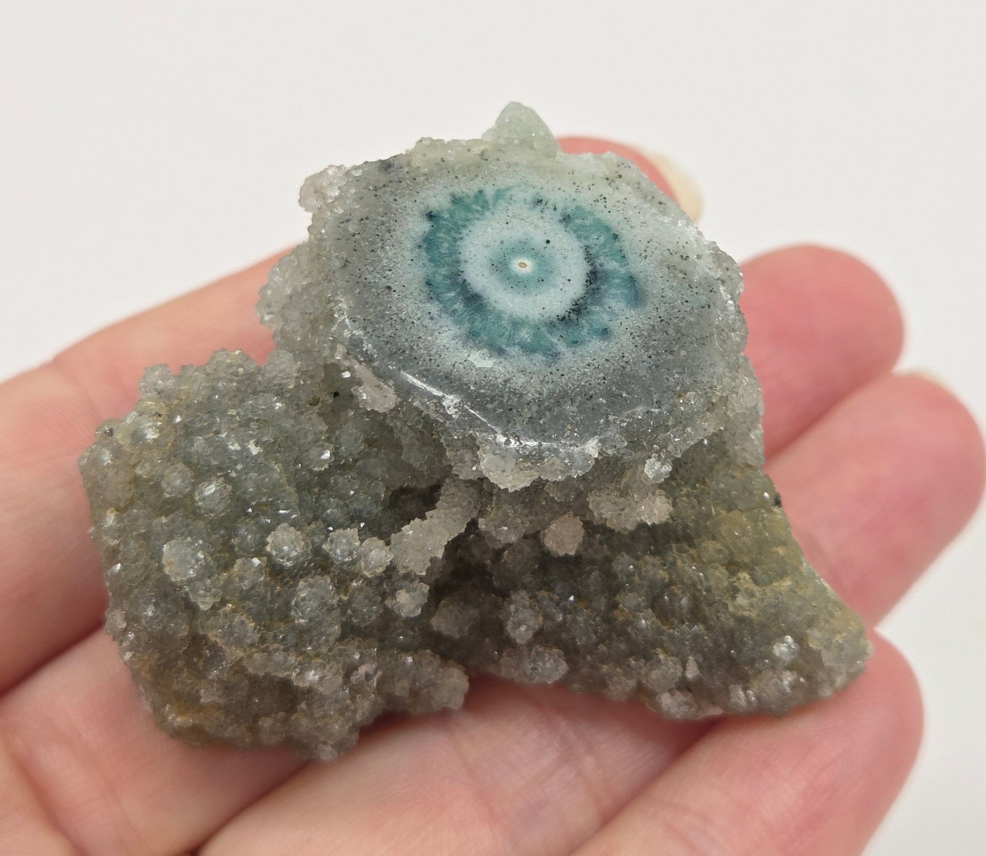 Amethyst with Stalactite eye specimens
