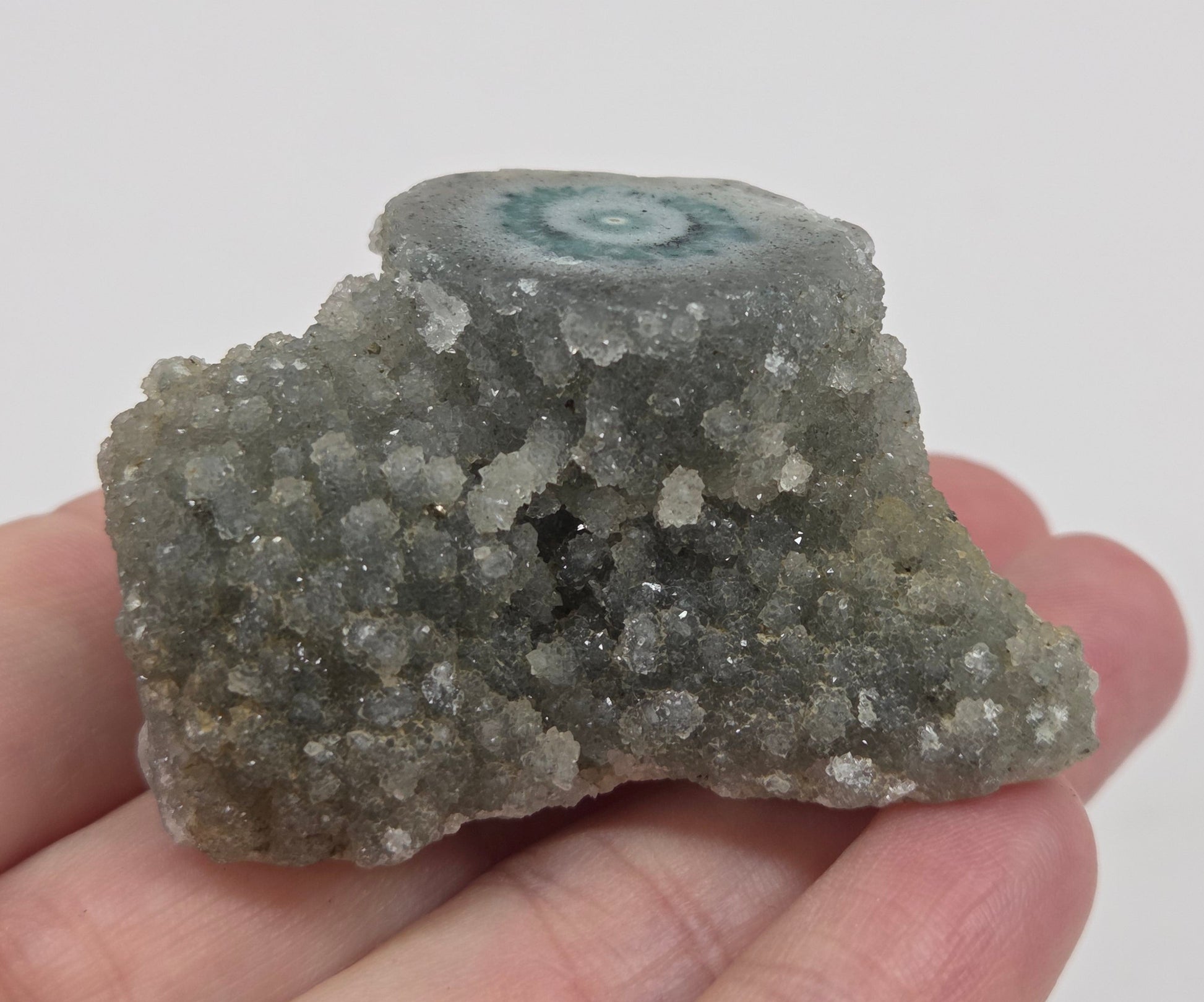 Amethyst with Stalactite eye specimens