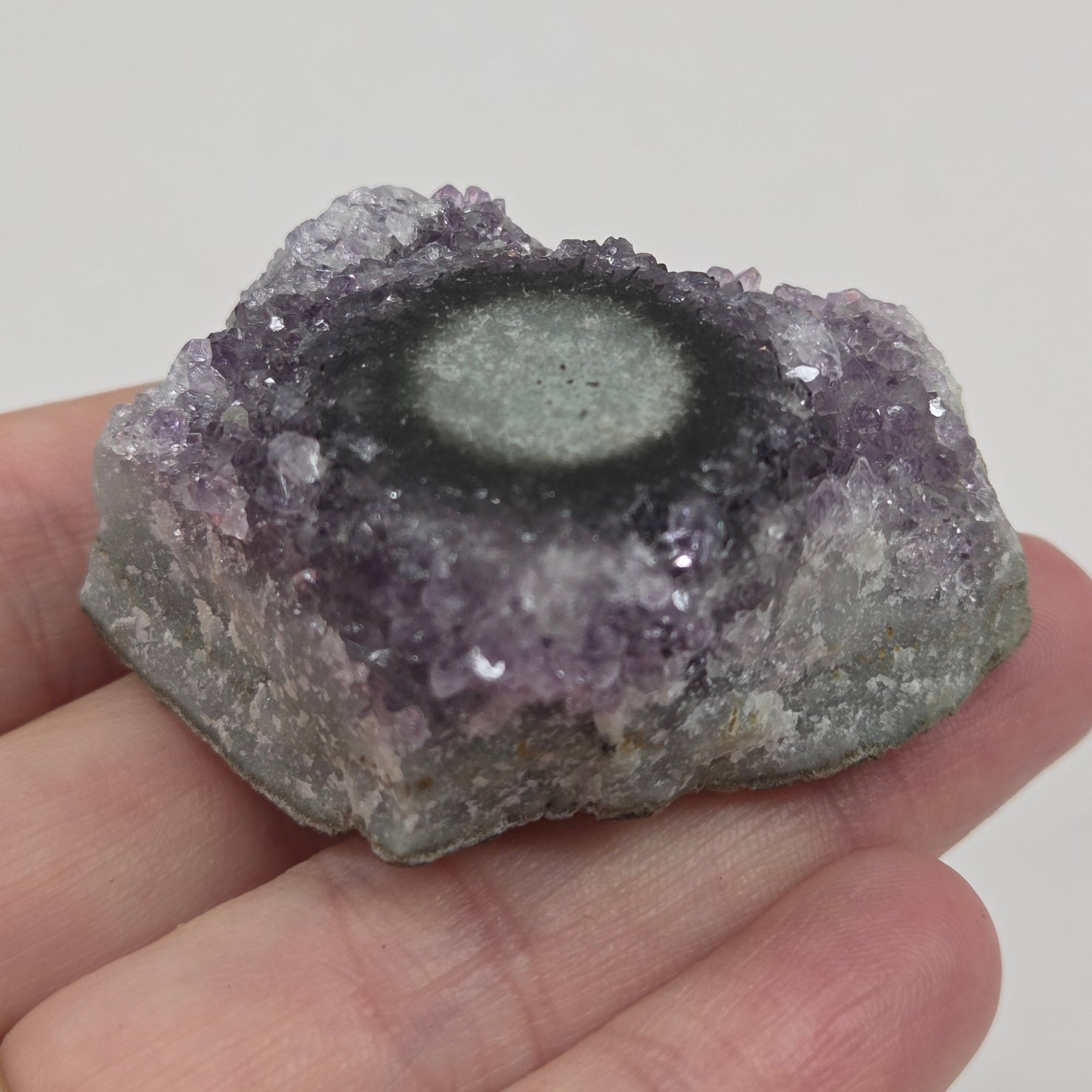 Amethyst with Stalactite eye specimens