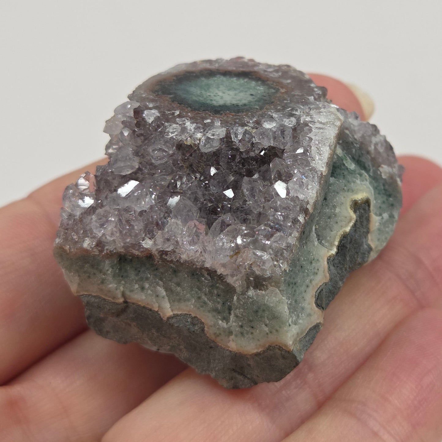 Amethyst with Stalactite eye specimens
