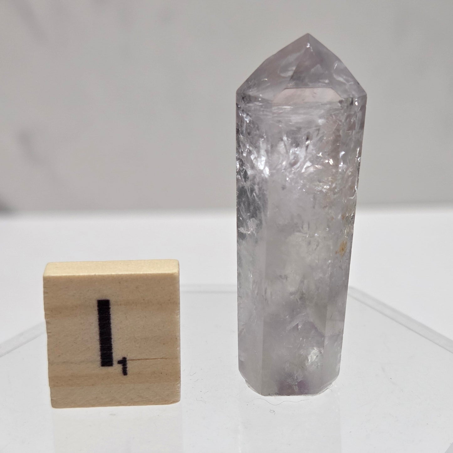 Crystal pendant  on a white background