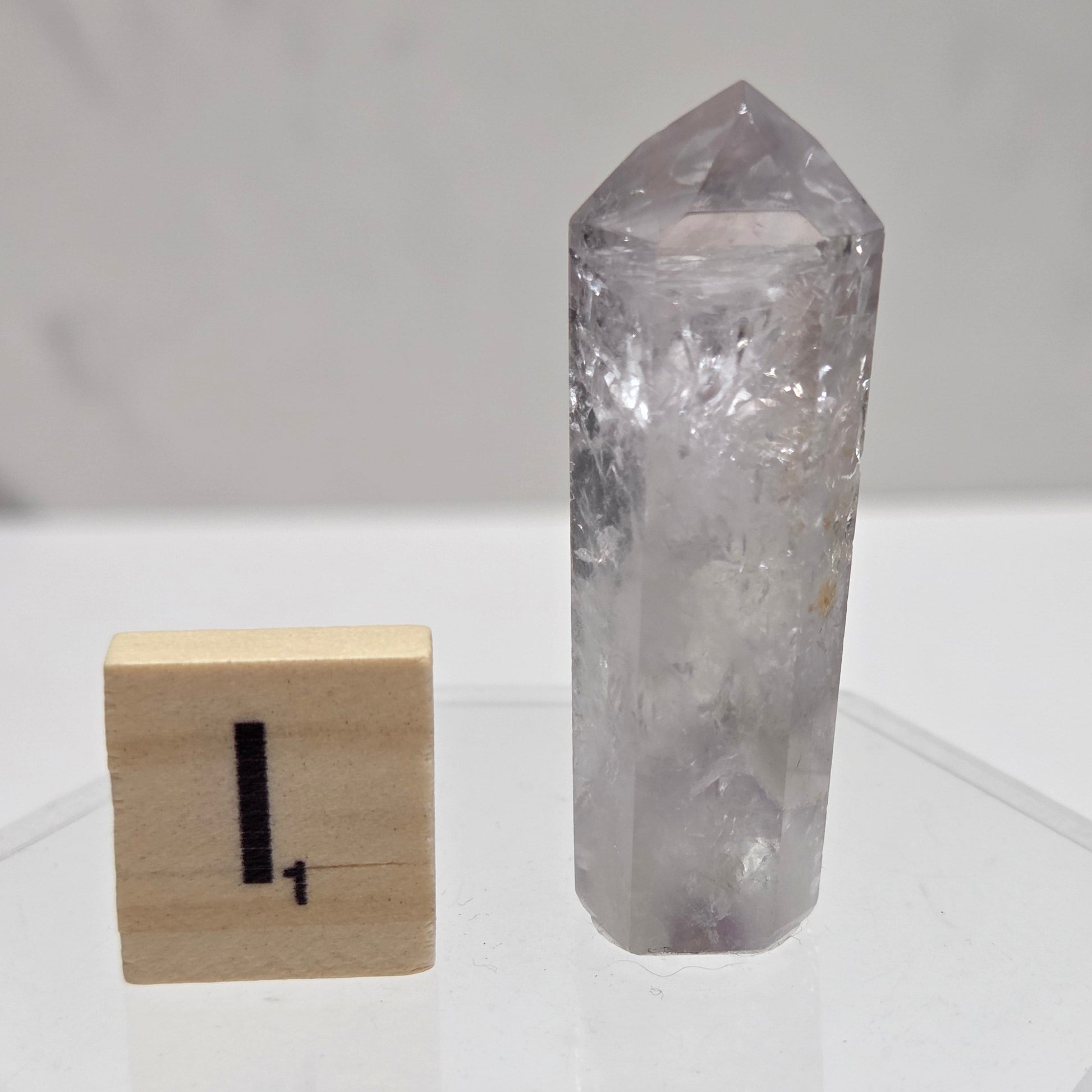 Crystal pendant  on a white background