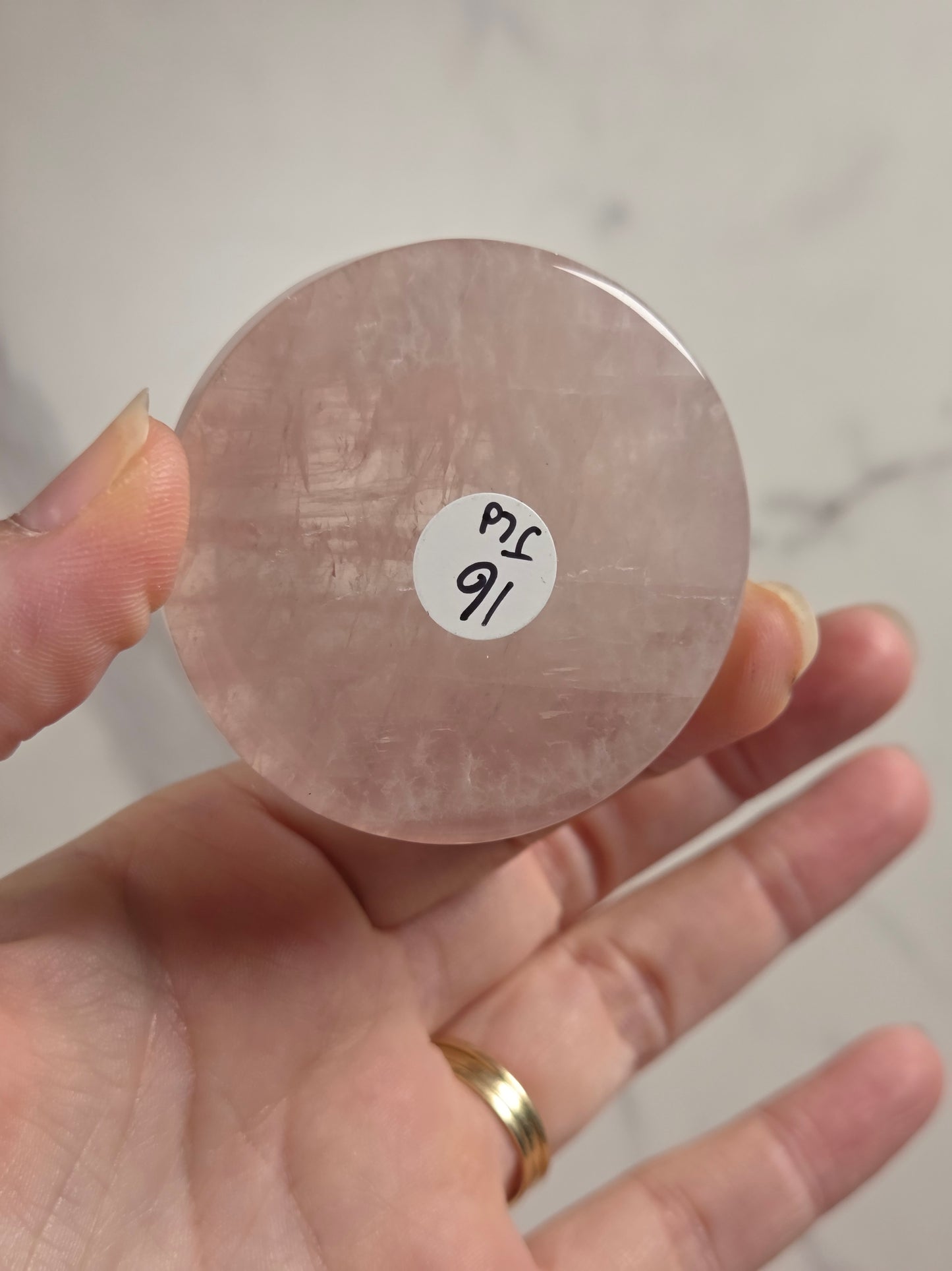 Rose Quartz bowl/sphere holder
