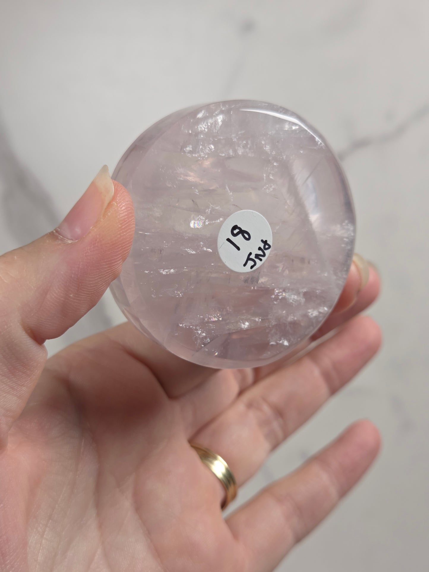 Rose Quartz bowl/sphere holder