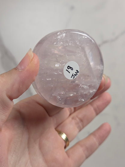 Rose Quartz bowl/sphere holder
