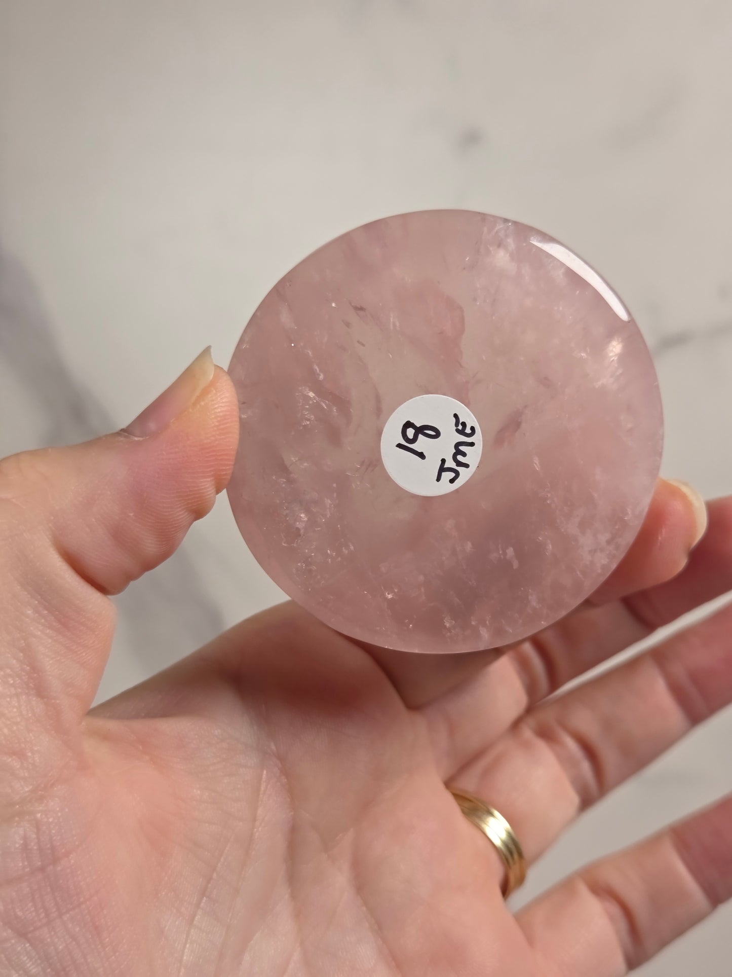 Rose Quartz bowl/sphere holder