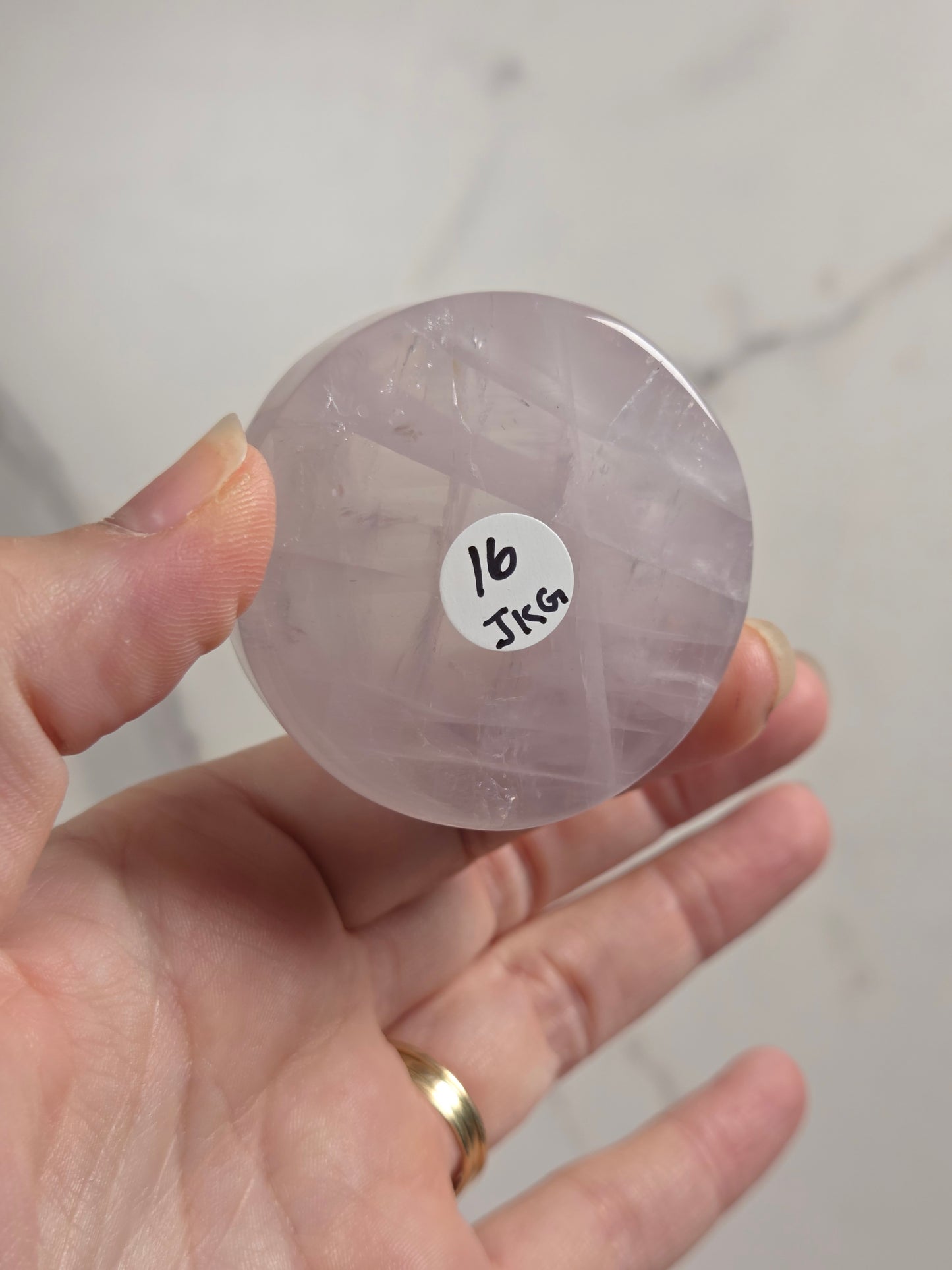 Rose Quartz bowl/sphere holder