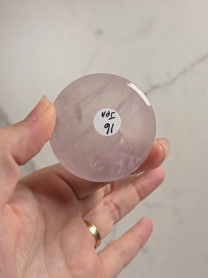 Rose Quartz bowl/sphere holder