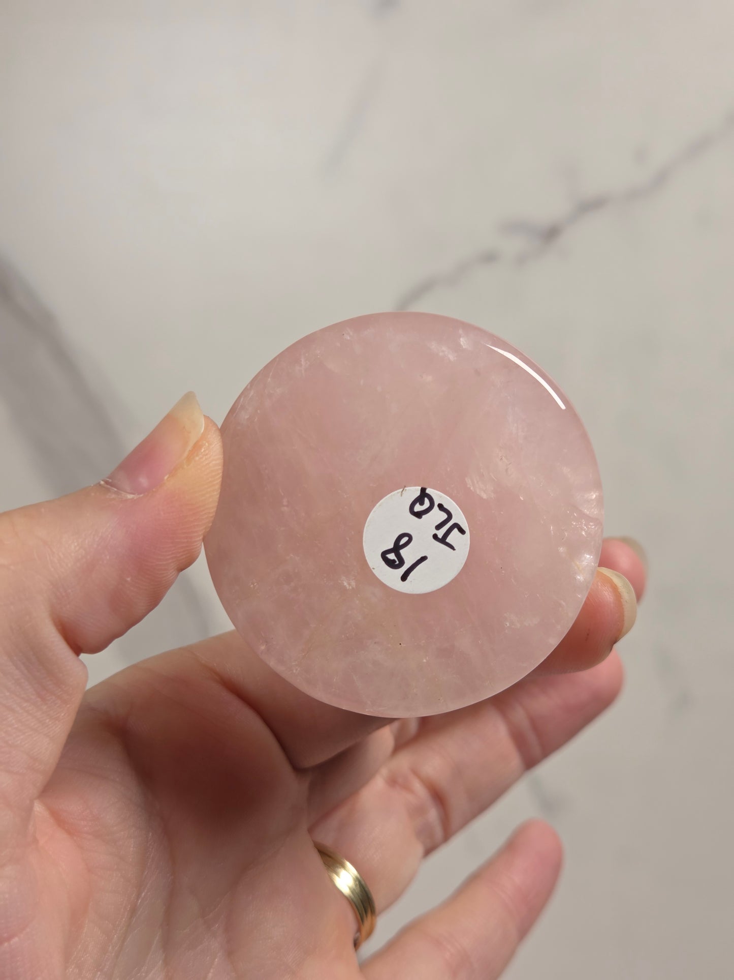Rose Quartz bowl/sphere holder