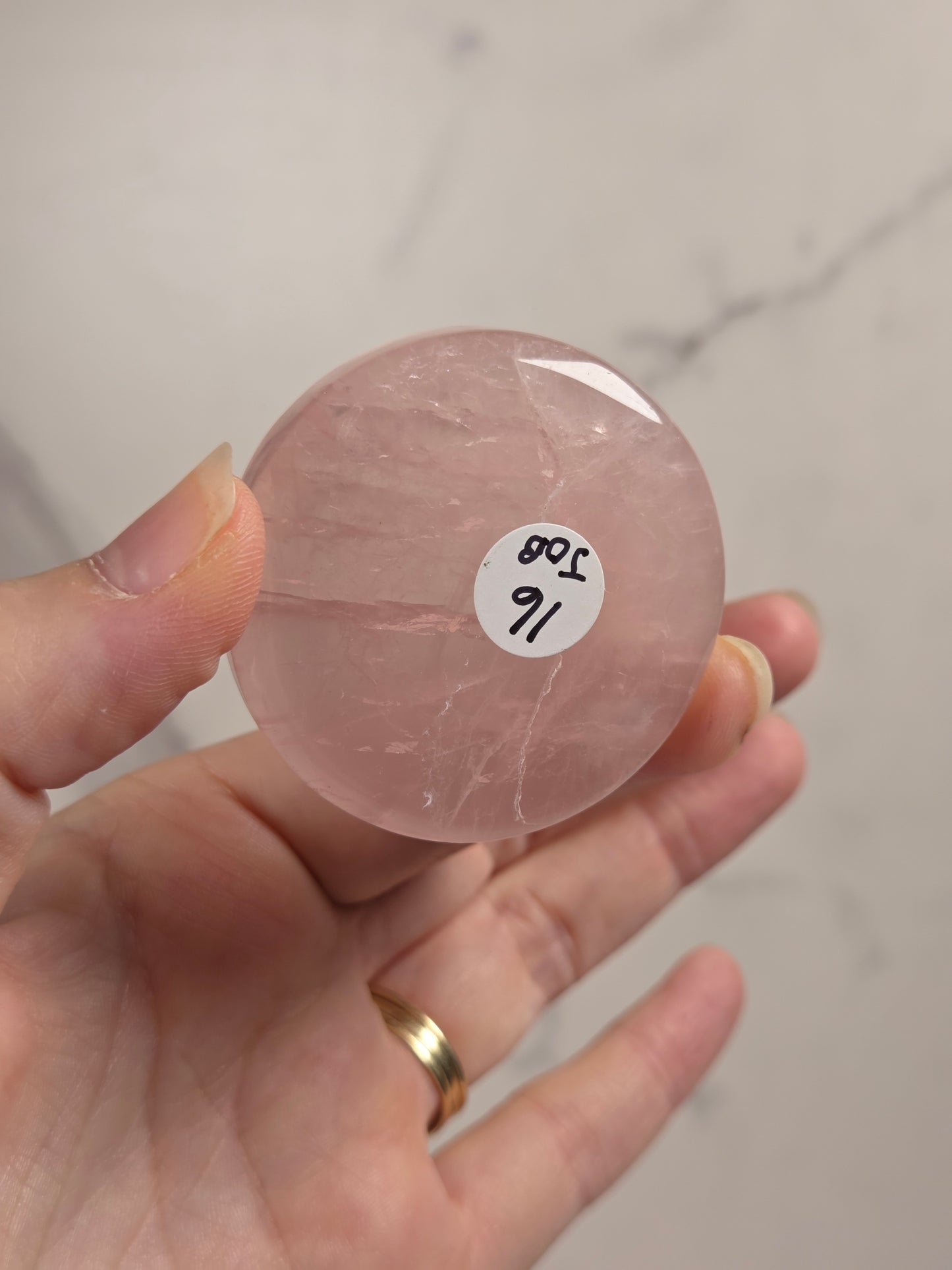 Rose Quartz bowl/sphere holder