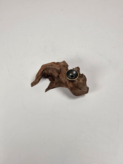Driftwood sphere holder