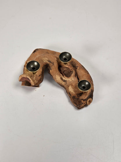 Driftwood sphere holder