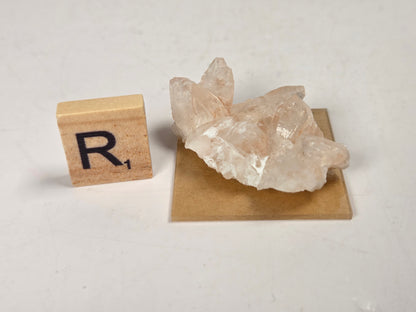 Pink dogtooth calcite