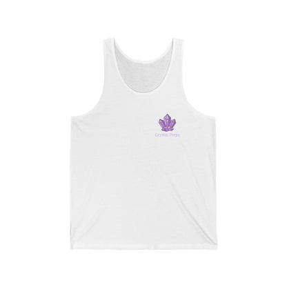 Crystal Peeps Tank Top — Dark colors - Unisex