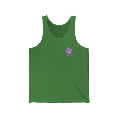 Crystal Peeps Tank Top — Dark colors - Unisex