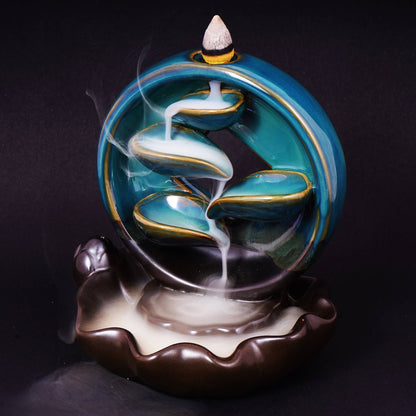 Round Ceramic Back Flow Burner