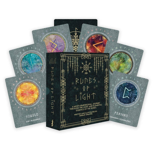 Runes of Light: 28 Cards &100-Page Full-Color Guidebook