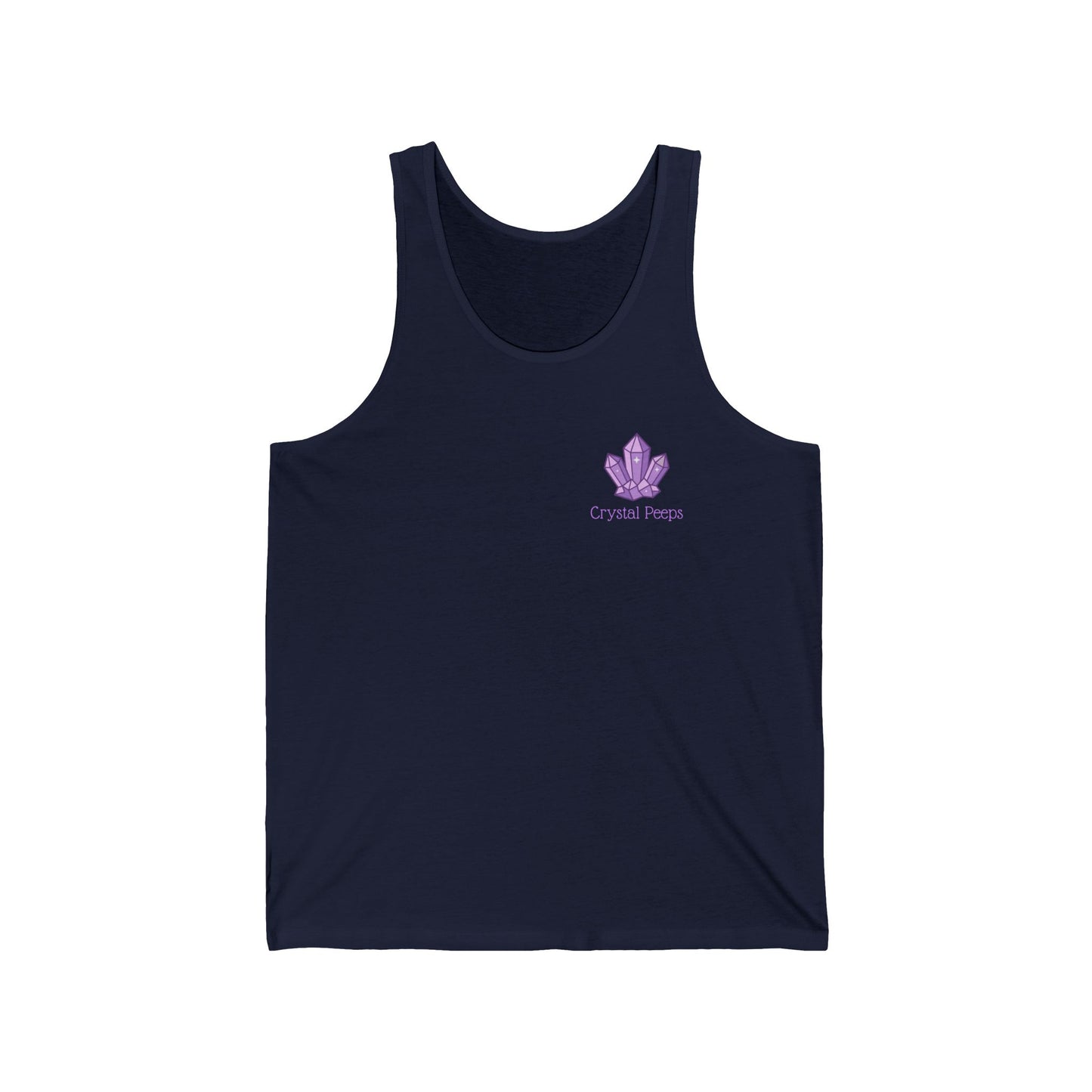 Crystal Peeps Tank Top — Dark colors - Unisex
