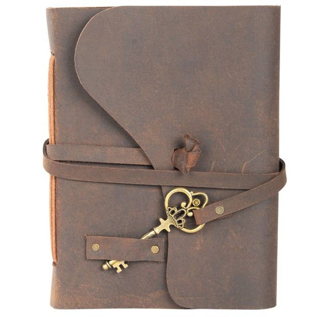 Journal - Leather w/ key
