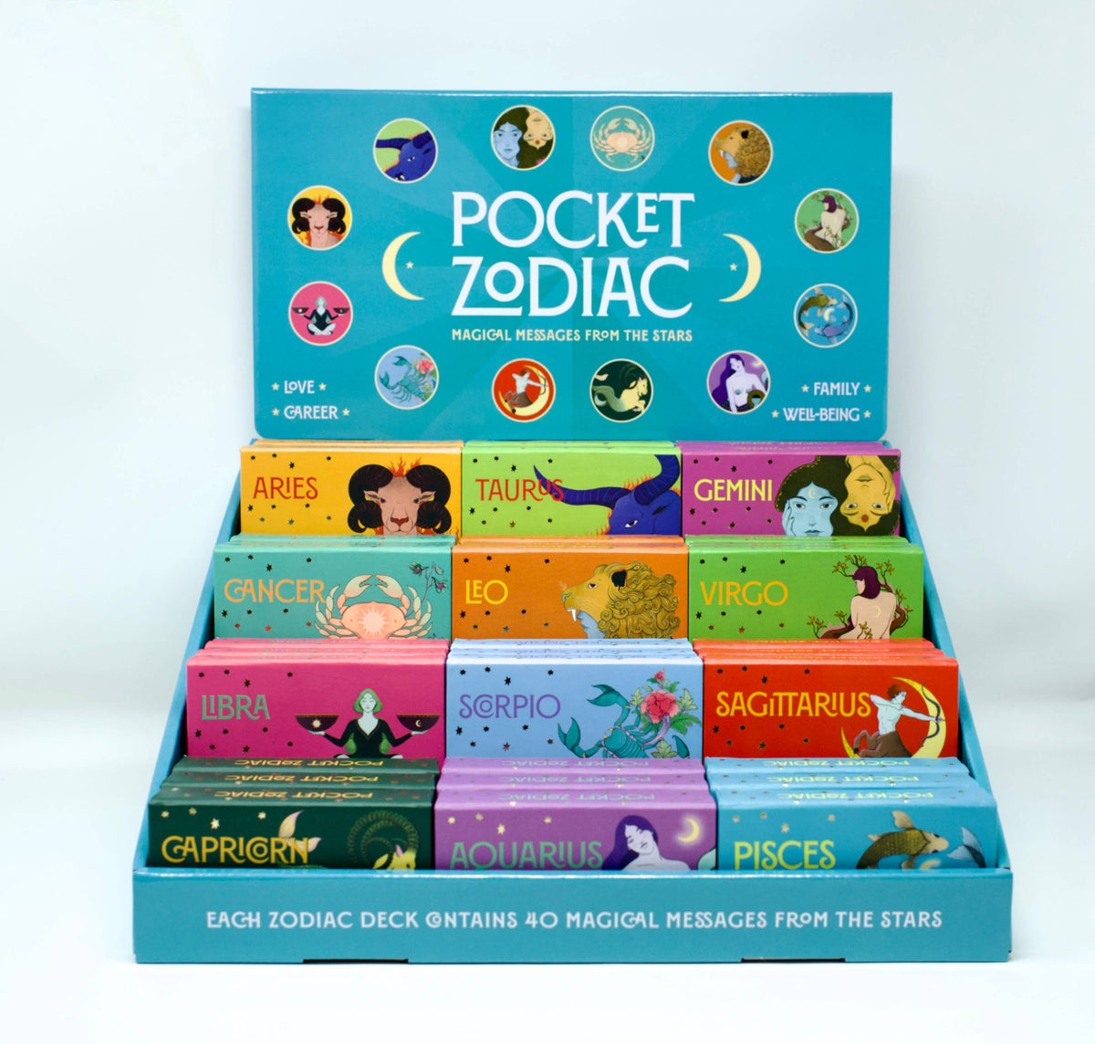 Pisces Pocket Zodiac Cards: 40 Magical Messages