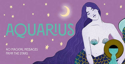 Aquarius Pocket Zodiac Cards: 40 Magical Messages