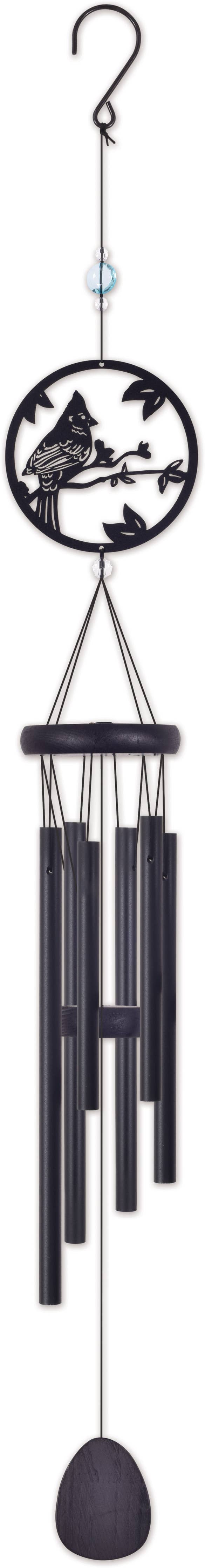 35" Cardinal Wind Chime Garden Decor - 94531
