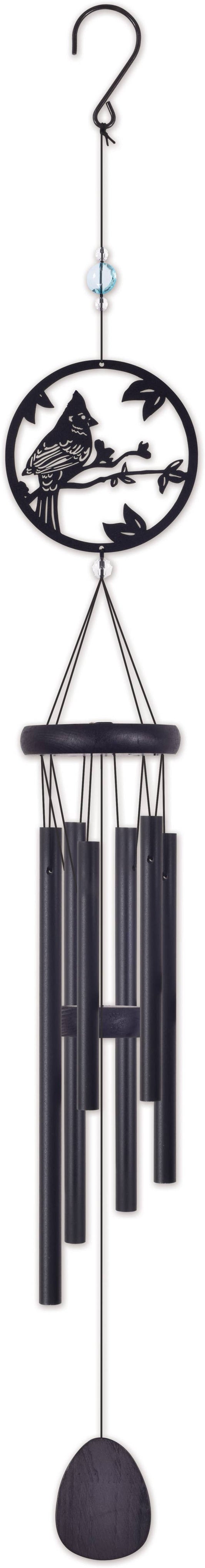 35" Cardinal Wind Chime Garden Decor - 94531