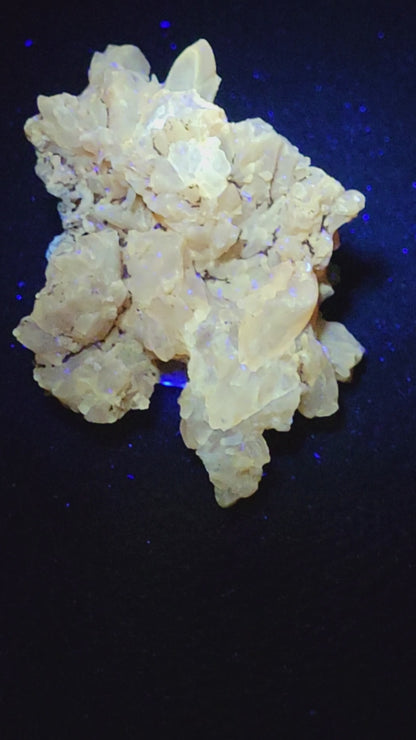 Yellow Aragonite specimen