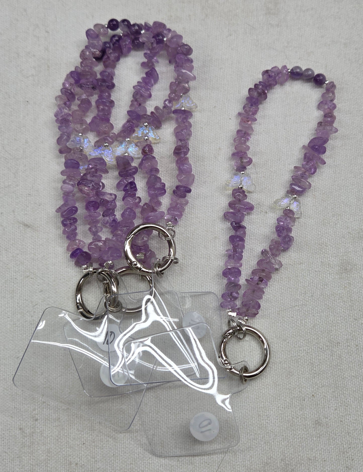 Crystal phone charm