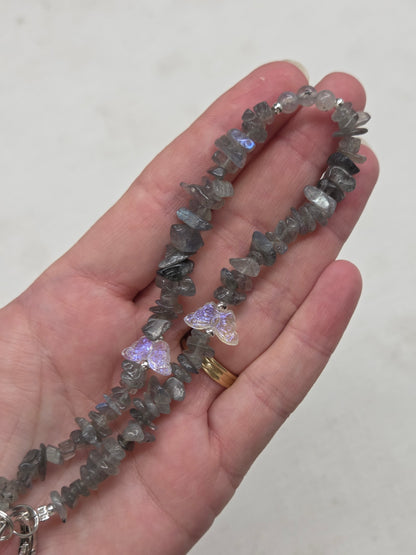 Crystal phone charm