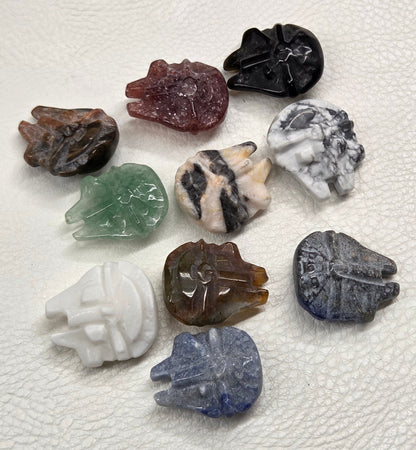 Star Wars carvings - Millennium Falcon