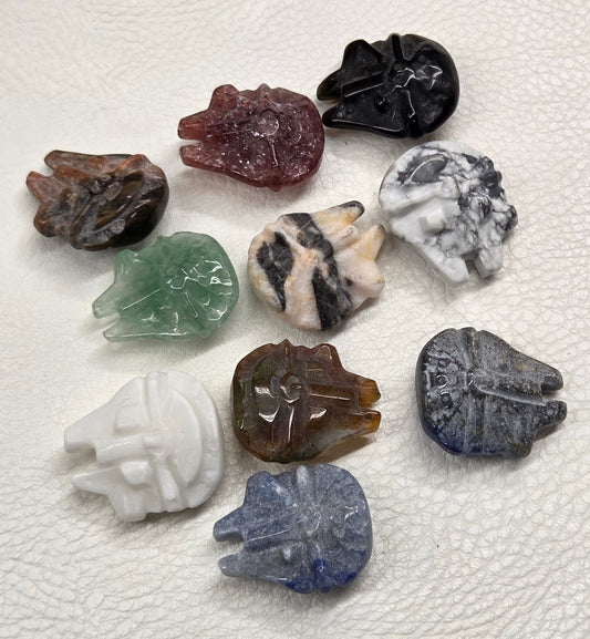 Star Wars carvings - Millennium Falcon