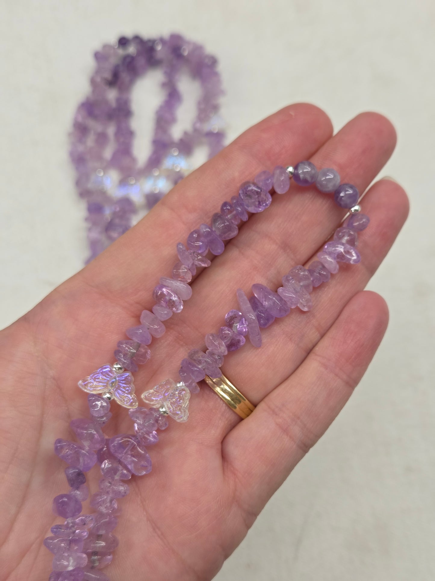 Crystal phone charm