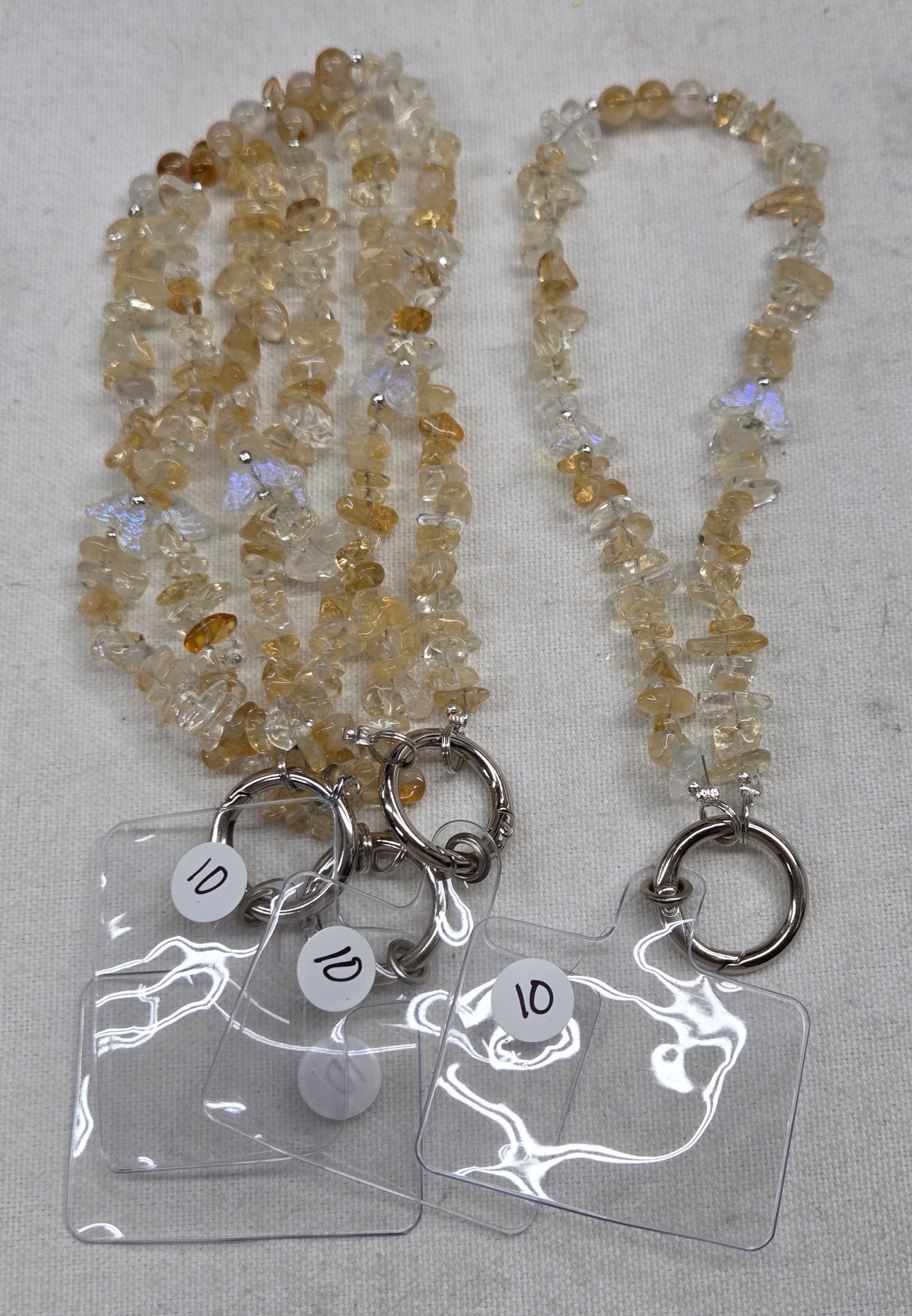 Crystal phone charm