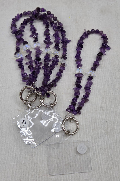 Crystal phone charm